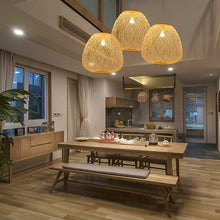 Load image into Gallery viewer, rattan pendant light