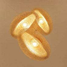 Load image into Gallery viewer, bamboo hanging light