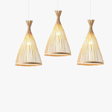 Load image into Gallery viewer, Modern Bamboo Pendant Lamp