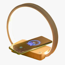 Load image into Gallery viewer, table lamp with wireless charging