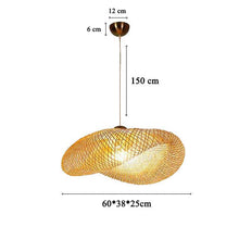 Load image into Gallery viewer, rattan hanging lamp
