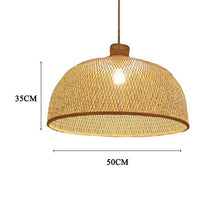 Load image into Gallery viewer, bamboo ceiling light