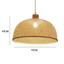 Load image into Gallery viewer, bamboo hanging light