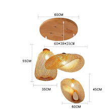 Load image into Gallery viewer, rattan pendant light