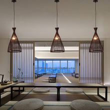 Load image into Gallery viewer, bamboo pendant lamp