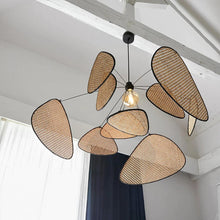 Load image into Gallery viewer, Minimalist Rattan Chandelier
