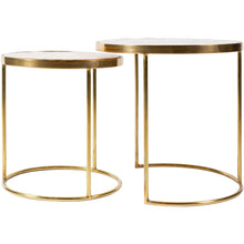 Load image into Gallery viewer, white nest of tables