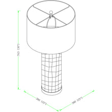 Load image into Gallery viewer, Buchanan Table Lamp Specs

