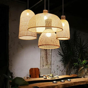 Modern Bamboo Hanging Lamp