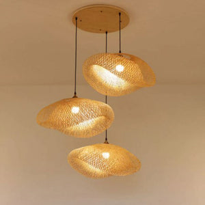 bamboo ceiling light