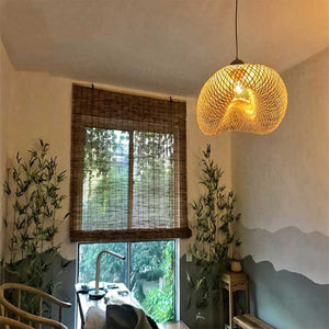 bamboo ceiling light