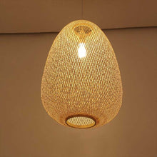 Load image into Gallery viewer, bamboo pendant light
