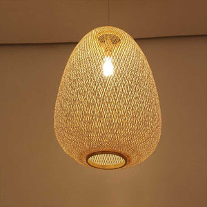 bamboo pendant light