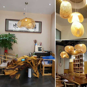 bamboo hanging lamps