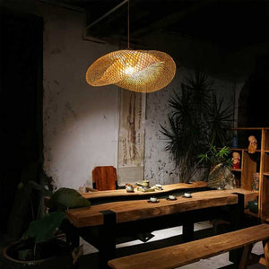 rattan pendant light