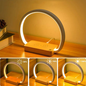 wireless charging led desk lamp