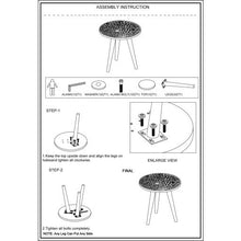 Load image into Gallery viewer, end table with storage
