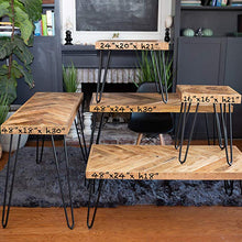 Load image into Gallery viewer,  chevron coffee table
