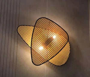 Minimalist Rattan Chandelier