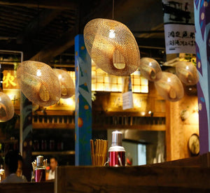 bamboo pendant light