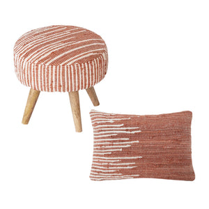 woven throw pillows
