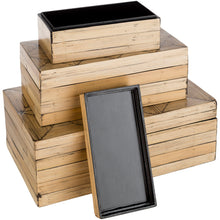 Load image into Gallery viewer, wooden storage boxes
