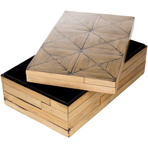 bamboo wooden box