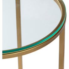 Load image into Gallery viewer, gold side table
