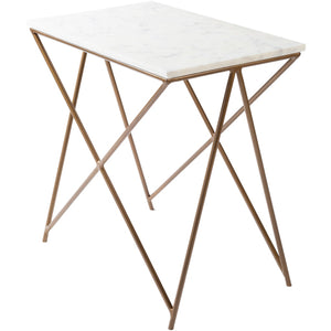 metal side table