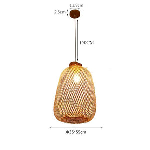 rattan pendant light