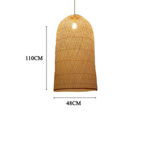 bamboo pendant light