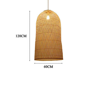 rattan hanging lamp