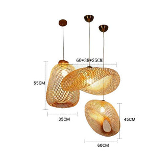 bamboo hanging lamps