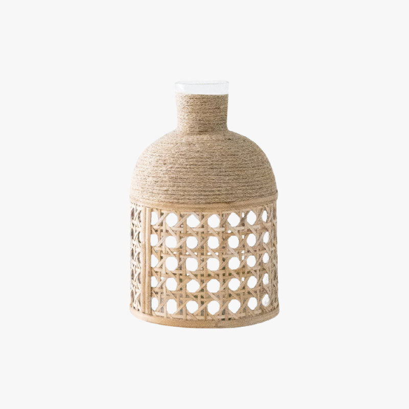 wicker vase